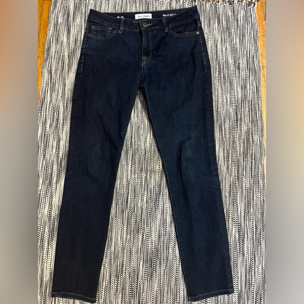 DL1961 No 3 Instasculpt Skinny Jeans JAxDL Collab Edition Blue Size 30